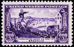 USA 1951—Washington Saves his Army at the Battle of Brooklyn,175th Anniv.#1003