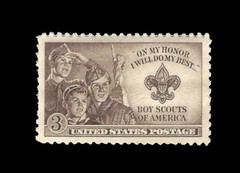 STAMPS US SCOTT 995 «Scouts & Scout Badge» 3 CENT 1950 MNH