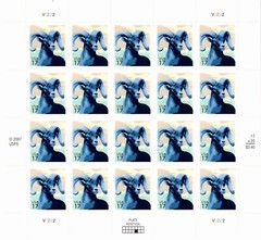 USA 2007 BIGHORN SHEEP 20 STAMP 17 CENT SCOTT 4138 MNH
