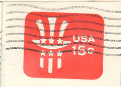 USA – 1978 Uncle Sam Hat Cut Stamp