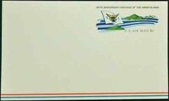 SCOTT # UXC6, – ONE U S 6 CENT AIR POSTAL CARD – 1967 – NH – VF – MINT