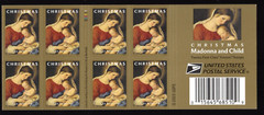 USPS Madonna and Child (2024 -Sassoferrato) Booklet Pane of 8 Stamps – MNH