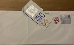 Scott U639, 32c Hologram Space Station And Used 25c Cutout