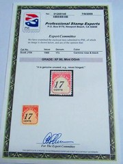 PSE Certified Stamp! 1985 U.S. POSTAGE DUE 17¢ Stamps STP-118-IB