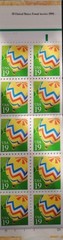 U S A 1991 BALLOON BOKLET OF 20 M N H