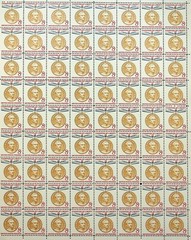 US SHEET OF 72 JOSE DE SAN MARTIN STAMPS 8 CENT FACE -A-23