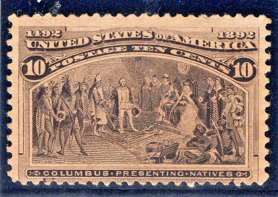 US Stamps Scott #237* MLH, 1893. Scott: $90.