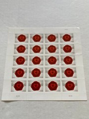 20 stamps USPS ( 1 SHEET ) FIRST CLASS FOREVER HEARTS Sealed With Love 2012 US
