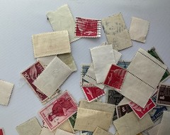 Vintage U.S. Airmail Special Delivery Stamp Lot 1940s-1960s Mixed Used Transport