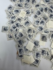 Cancelled Vintage US Presidents Stamp Lot George Washington 5 cent Liberty