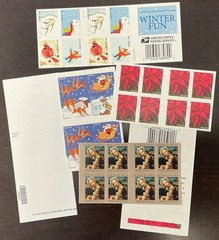 CHRISTMAS STAMPS 88 Beautiful MNH Forever Stamps FV $68