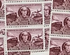 United States 3¢ Railroad Engineers Postage Stamp #993 Pack of 100 Singles