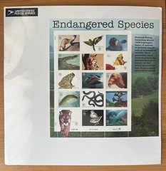 American 15 stamps Endangered Species 1995 MNH face value 4.8