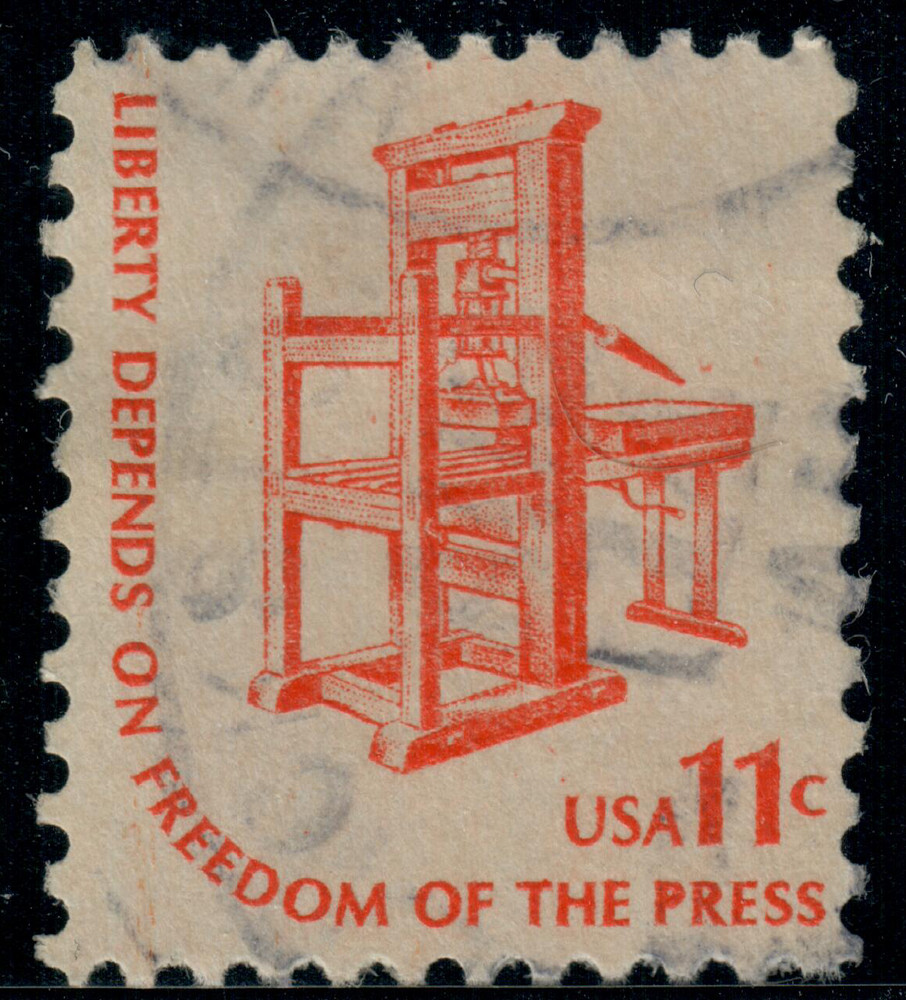 USA – 1975 – Americana Issue – Printing Press – 11¢ – #3526