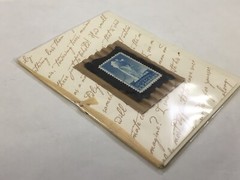1934 Yellowstone 5 Cent Stamp with Handmade Card and Envelope