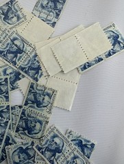 Cancelled Vintage US Presidential Definitive Stamp Mixture Lot