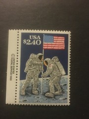 Sc # 2419 $2.40 1989 Priority Mail Moon Landing Mint Never Hinged