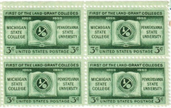 United States 3¢ 1955 Land Grant Colleges Postage Stamp #1065 x 100 Singles