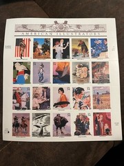 Scott #3502. 34c American Illustrators pane of 20. 2001. MNH. free shipping