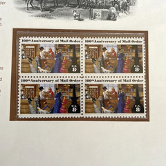 American Commemoratives – Mail Order 7202 – USPS Stamp Bank Note Sept 27, 1972