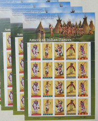 Usable 100 Assorted Mixed Multiples & Singles of 10¢ US Postage Stamps FV $10.00