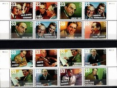 USA 1999 LEGENDS OF AMERICAN MUSIC SERIES SONGWRITERS & COMPSERS SC 3339-50 MNH