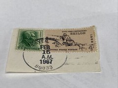 Andrew Jackson 1 Cent Postage, 1862-1962 Civil War Centennial Shiloh 4Cent Stamp