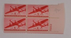 Rare: 6 cents Air Mail (4) Stamps 1940’s