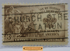 USA Postage Boy Scouts of America 3 Cents Stamp – #S42052NQ