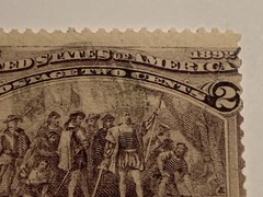 Rare 1893 2 Cent Landing of Columbus US Stamp