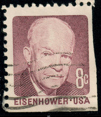 USA – 1971 – Prominent Americans – Dwight D. Eisenhower – 8¢ – #3380
