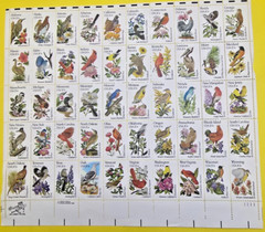 1981 50 State Birds and Flowers Stamps Mint Set