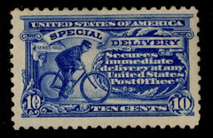 US SPECIAL DELIVERY STAMP Sc#e 9 CAT. VAL. $190