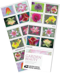 Garden Beauty Forever Postage Stamps Book of 20 Self-Stick 1 20