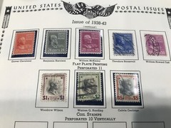 US Postal Issues/ Issue Of 1938-43 Perforated 22 cent-$5