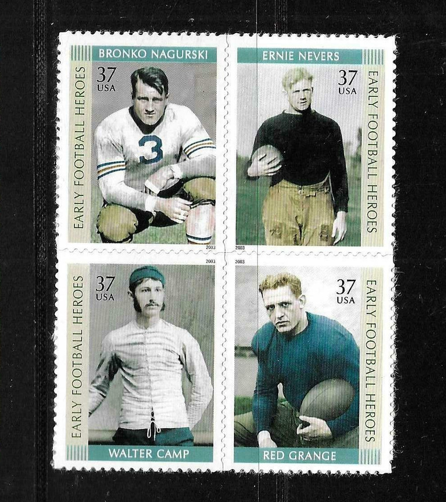 USA SC # 3811a Early Football Heroes . MNH
