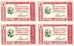 United State 4¢ American Credo Abraham Lincoln Postage Stamp #1143 Pack of 100