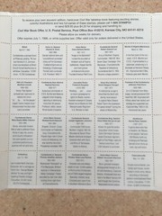 1994 USPS Civil War Full Sheet of 20 Stamps in frame