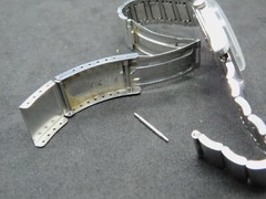 ALANS WATCH BAND EXTENDER SPECIAL 16 MM STAINLESS STEEL WATCH CLASP U.S.A.SELLER