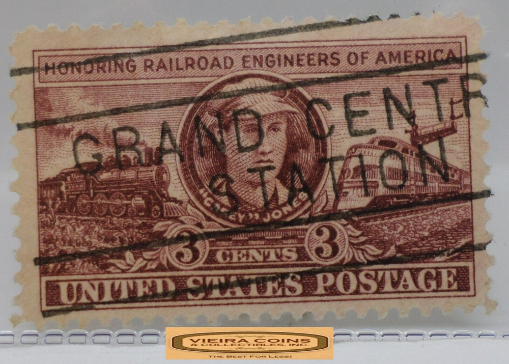 USA Postage Honoring Railroad Engineers of American 3 Cents Stamp – #S42116NQ