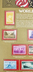 World War ll stamps from Postal Commemorative Society Vintage No postmark