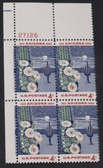 Bundle of US Postage Stamps Nevada Alabama Florida New Mexico Louisiana Arizona