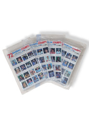 1983 Fleer Baseball Stamp Sheet Complete Set (1-4)
