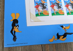 Vintage 1999 Looney Tunes Daffy Duck Stamp Set Warner Brothers