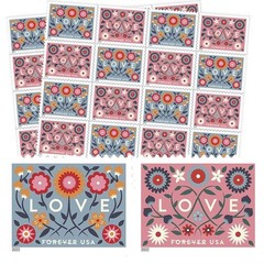 USPS Love 2022 Forever Stamps – Sheet of 20 Postage Stamps
