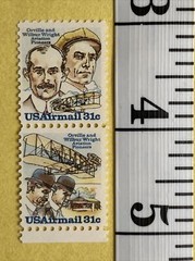 Orville and Wilbur Wright Aviation Pioneers 31c US Airmails