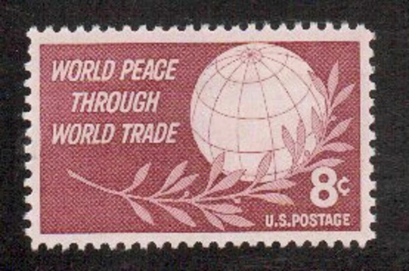 USA 1959 – World Peace through World Trade – MNH Commemorative Stamp—Sc. #1129