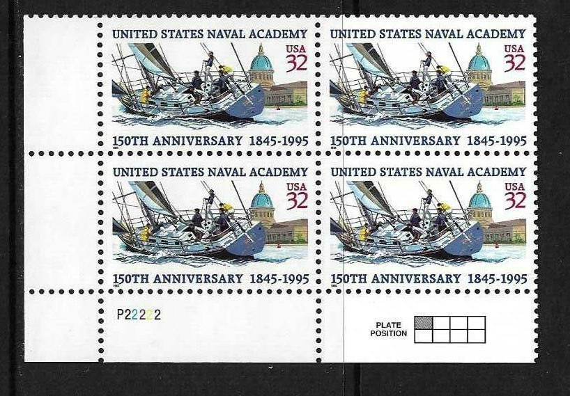 USA SC# 3001 USA Naval Academy 150th Anniversary . MNH