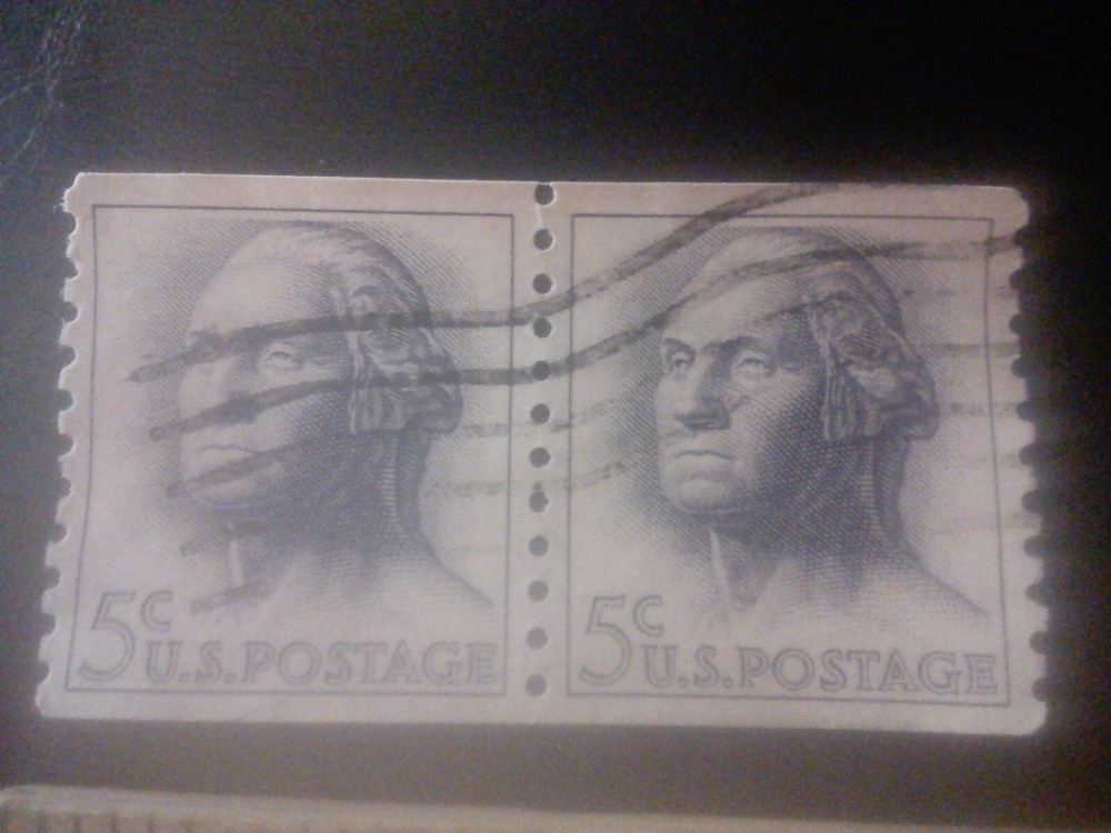 US STAMP 1962 5c George Washington.