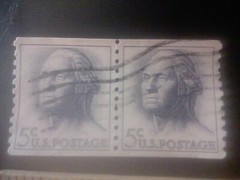 US STAMP 1962 5c George Washington.